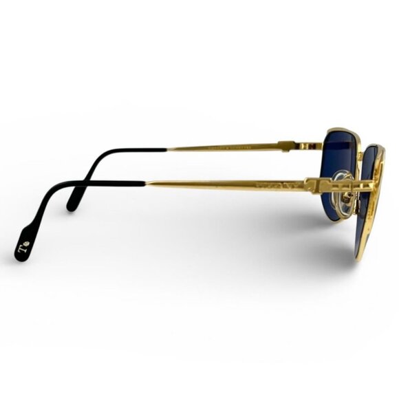 Tiffany & Co. Lunettes Vintage 23k Gold Plated Sunglasses Blue main image 10